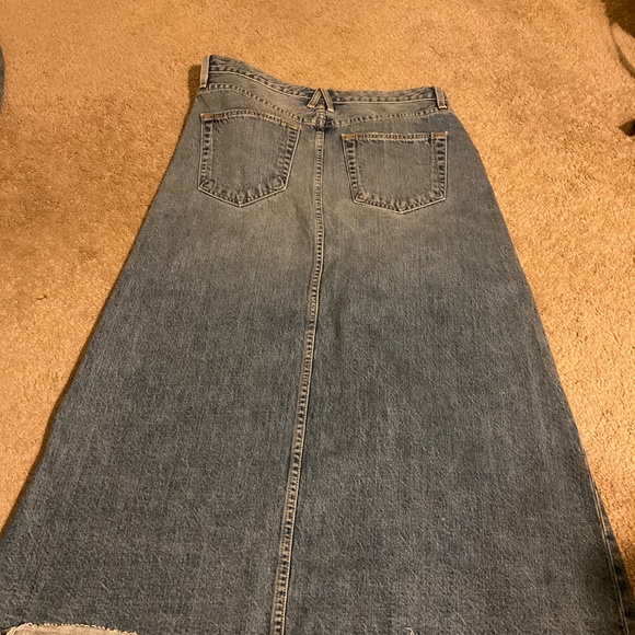 SLVRLAKE Denim Midi Skirt - Picture 7 of 7